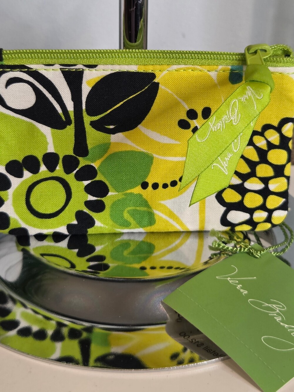 Vera Bradley Lime's Up Zip I.D Case